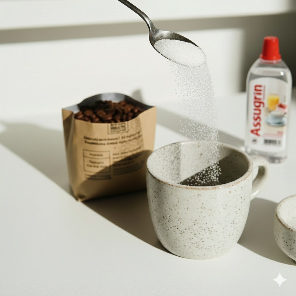 Café, chás, açúcar e adoçantes